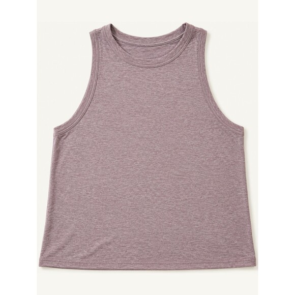 Athleta Tops - Athleta Essential Athletic Tank Top In Heather Lavender Purple Size Large